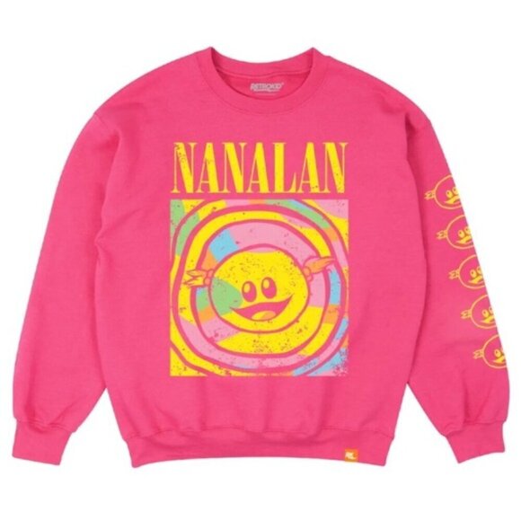RetroKid, Nanalan Mona Crewneck Sweatshirt - Pink. Size: L. NWT (1633) - Picture 8 of 10
